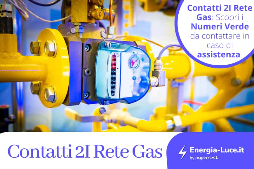 I contatti e il Numero Verde Pronto Intervento di 2i Rete Gas