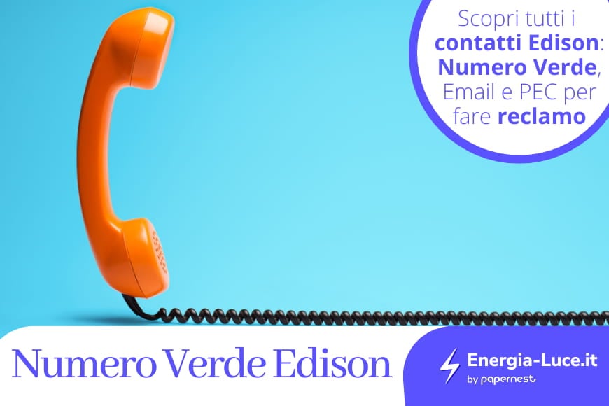 Edison contatti: tutti i numeri, e-mail, PEC e fax