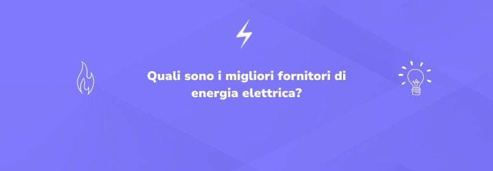 Quali sono i migliori fornitori di energia elettrica?