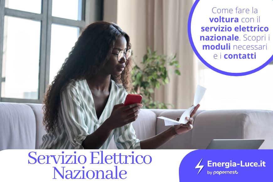 Voltura con il Servizio Elettrico Nazionale: come fare