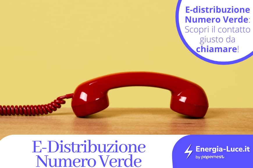 E-Distribuzione: numero verde e contatti