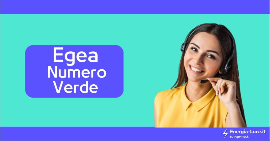 Egea Numero Verde. Come contattare il fornitore
